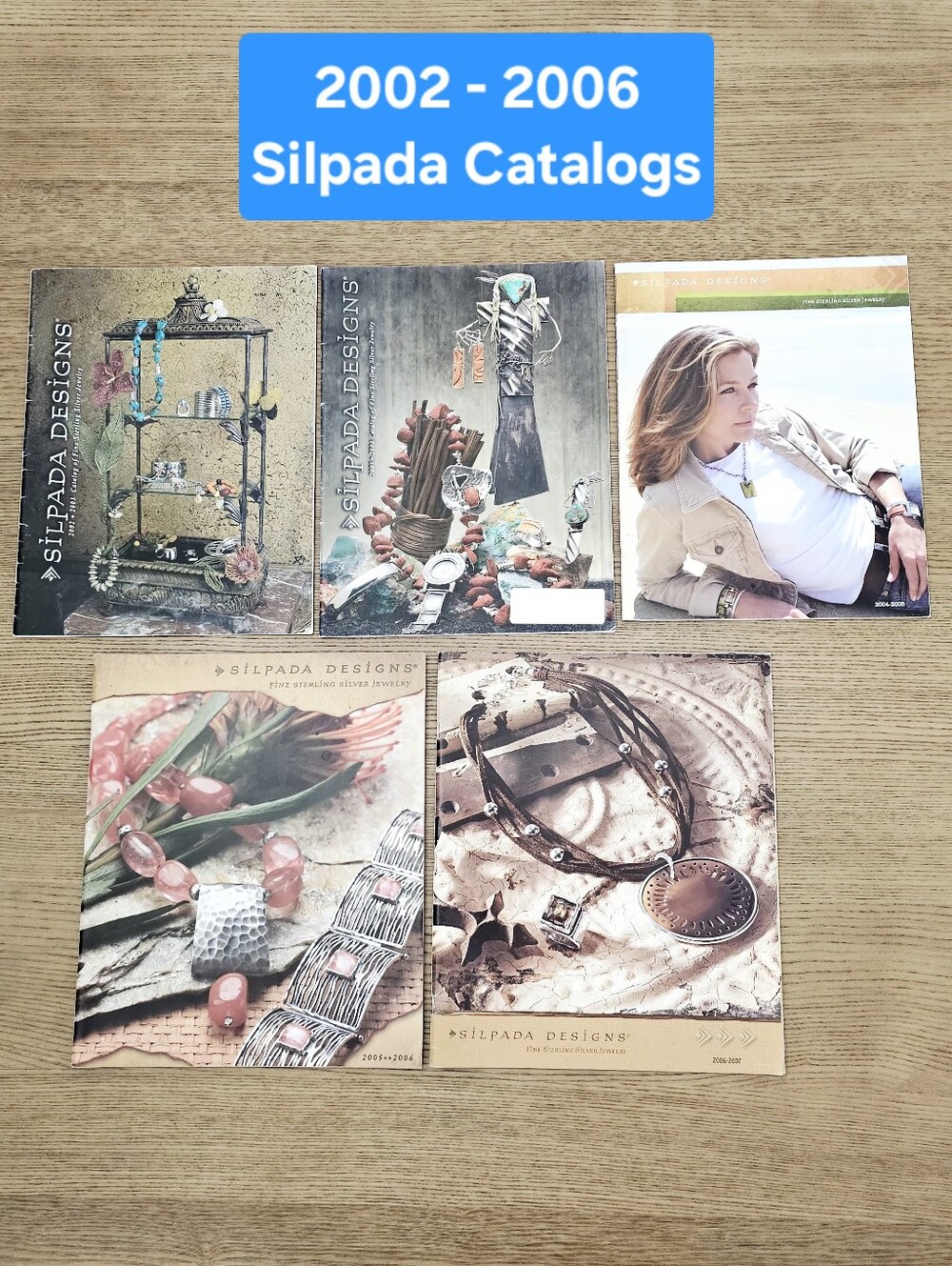 SET of 5 Silpada Catalogs 2002, 2003, 2004, 2005, 2006 Pristine to MINT!